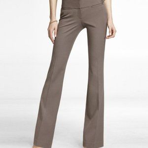 Express Editor Wide Waistband, Tan Brown, Size 4, NWT!